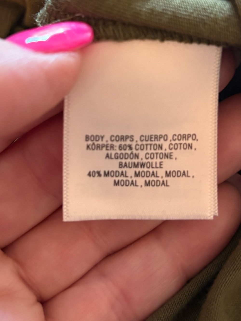 Anthropologie Allison Embroidered Tee Olive Green XL Boho Puff Sleeve - Picture 7 of 7